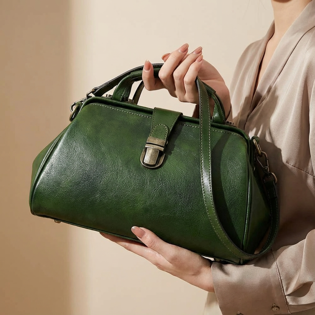 Amelie Genuine Leather Handbag