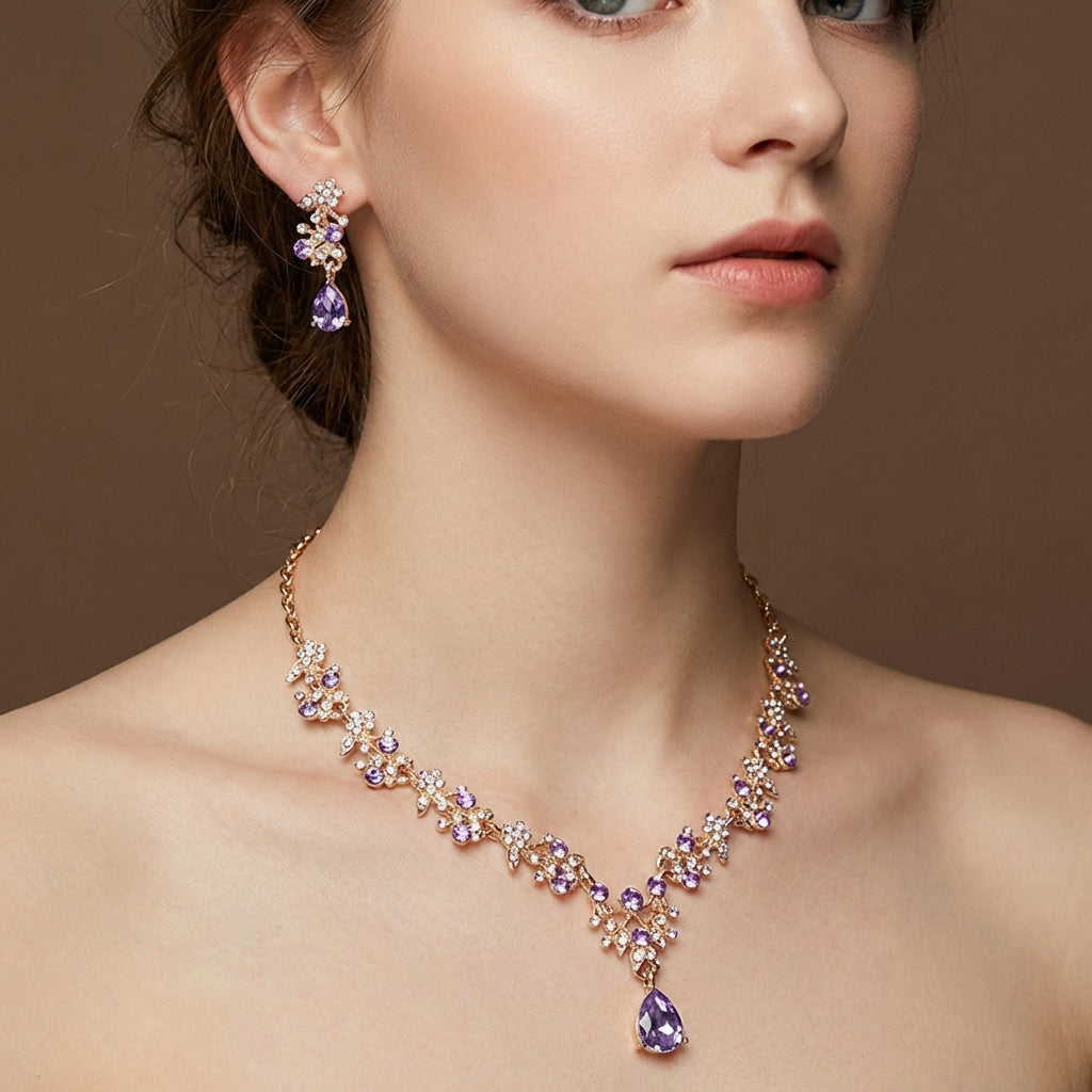 Rosalina Necklace and Earring Set