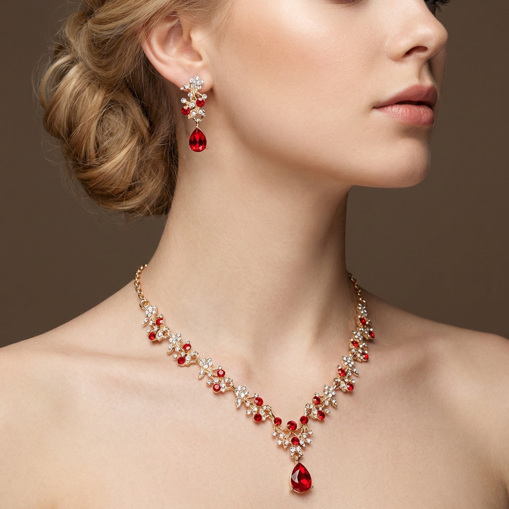 Rosalina Necklace and Earring Set