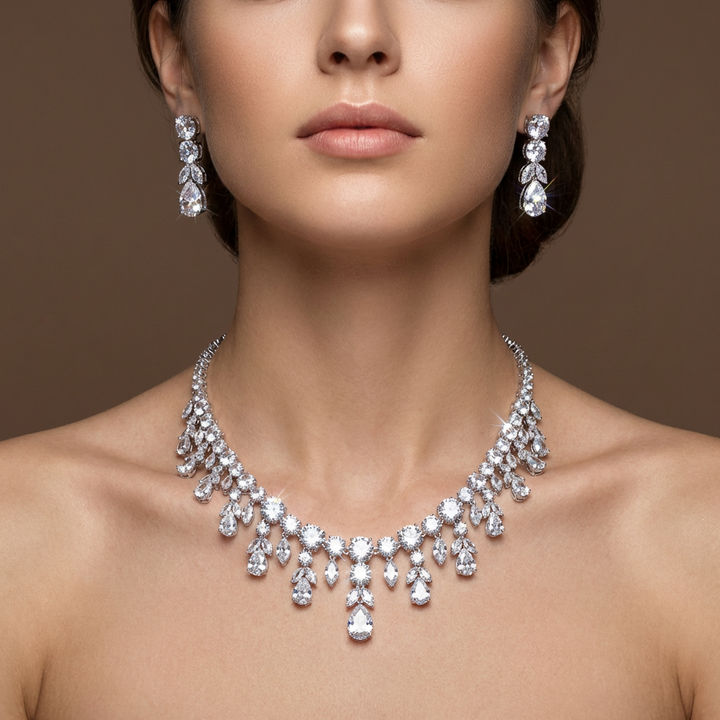 Elizabeth Necklace Earrings Set