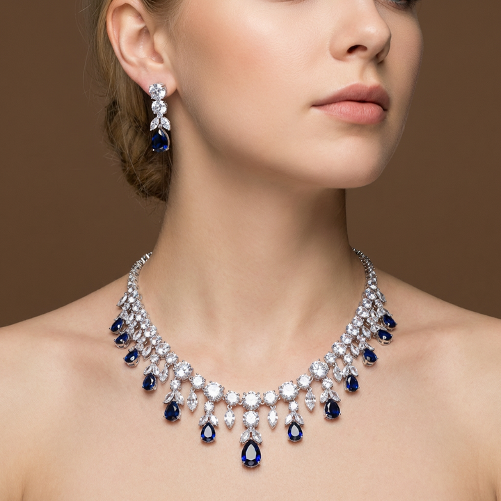 Elizabeth Necklace Earrings Set