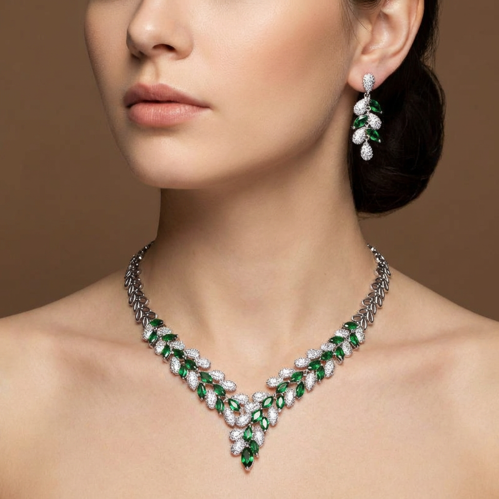 Eva Necklace Earrings Set