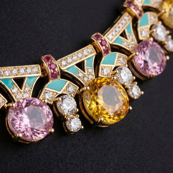 Lila Necklace and Earrings Set