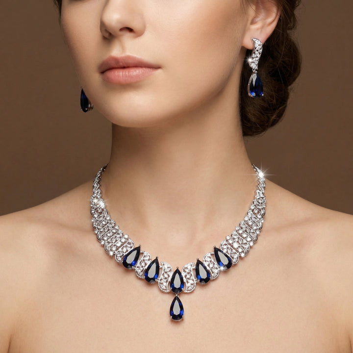 Lyra Necklace and Earrings Set