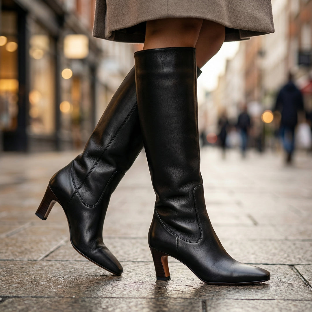 Ivory Tall Boot