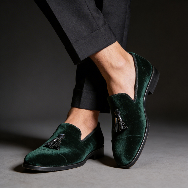 Sandro Velvet Loafers