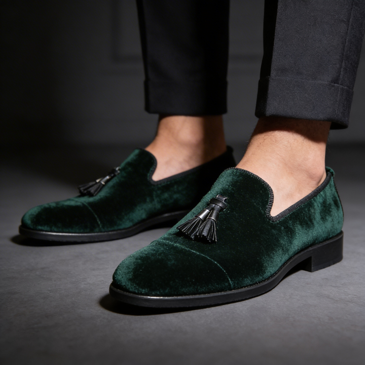 Sandro Velvet Loafers