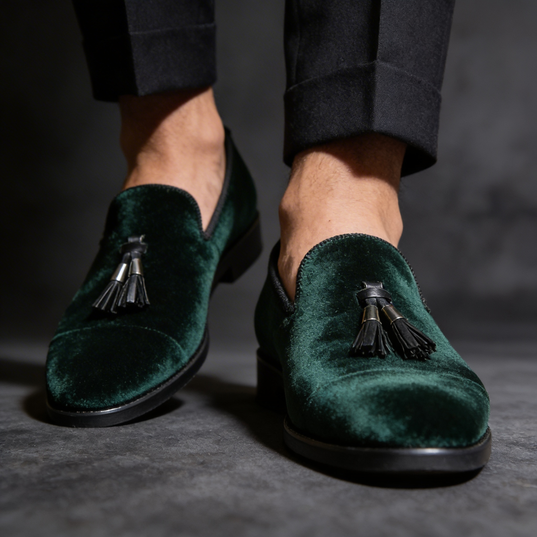Sandro Velvet Loafers