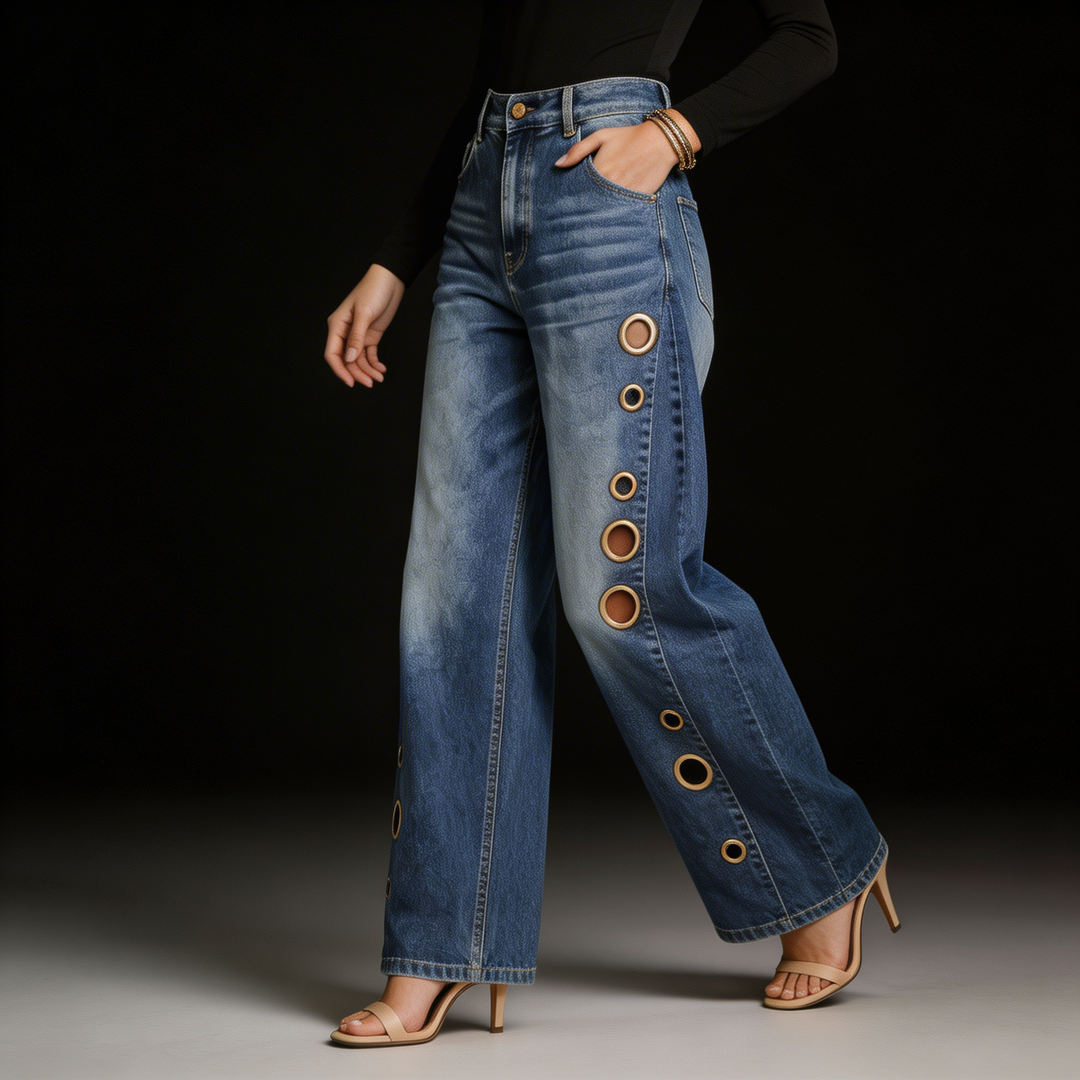 Vionne Rivet Jeans