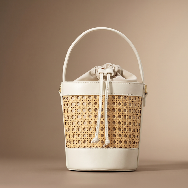 Miranda Woven Bucket Bag