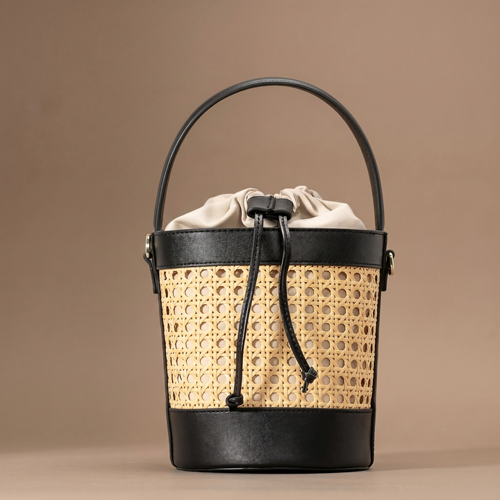 Miranda Woven Bucket Bag