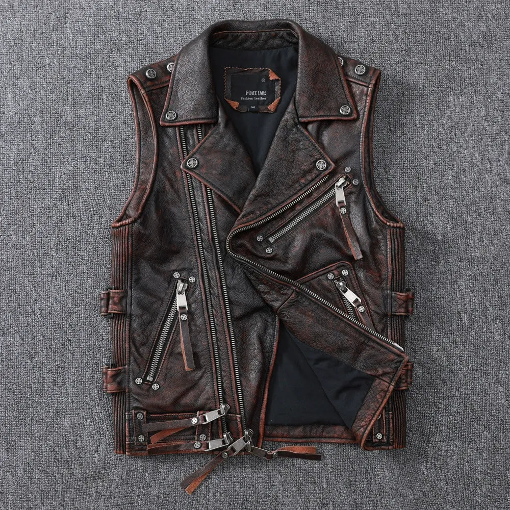 Classic Leather Vest
