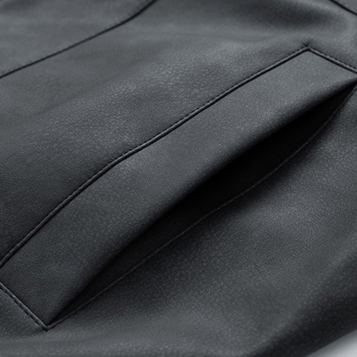 Classic Bomber Leather Jacket